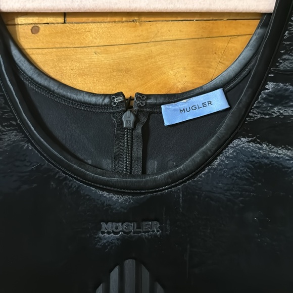 Authentic Mugler faux leather bodysuit - Picture 2 of 11